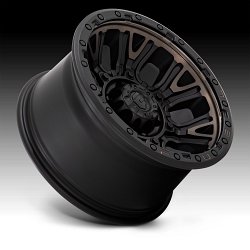 Fuel Traction D824 Machined Black DDT Custom Truck Wheels 2